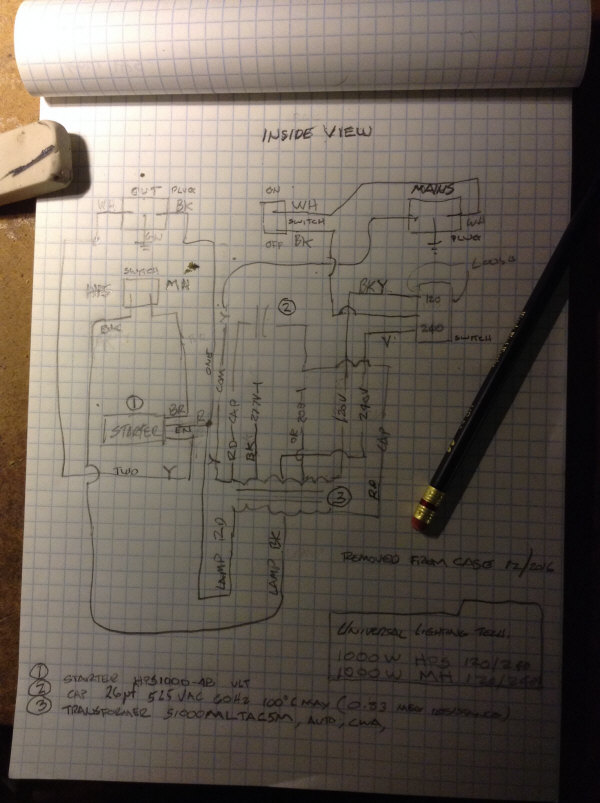 1000W HPS schematic