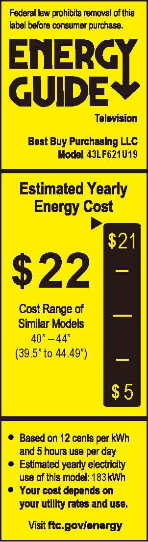 energy guide label