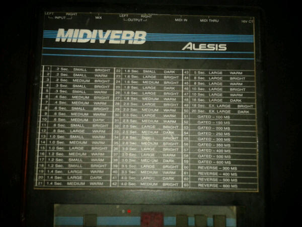 Alesis Midiverb